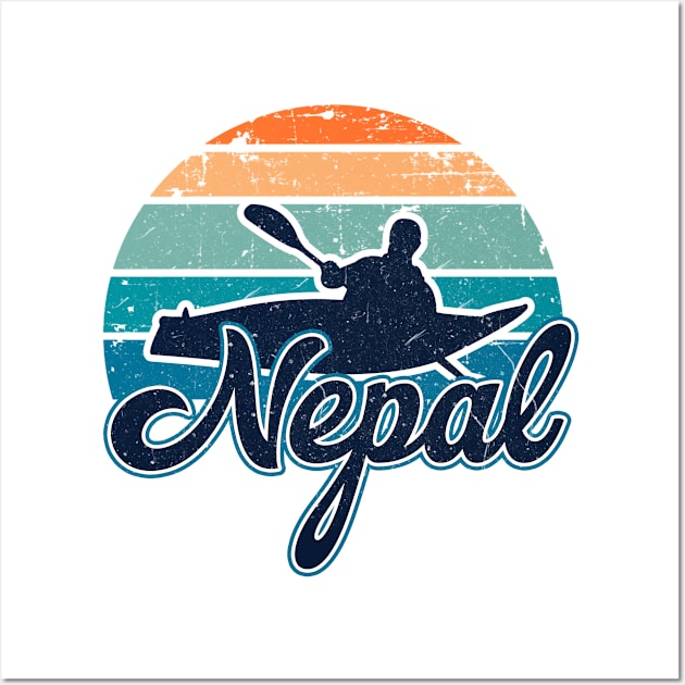 Nepal kayaking. Perfect present for mom mother dad father friend him or her Wall Art by SerenityByAlex